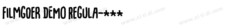 Filmgoer DEMO Regula字体转换